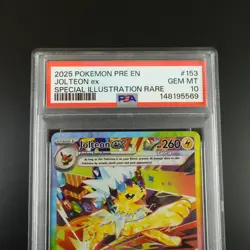 PSA 10 Jolteon ex 153/131 Prismatic Evolutions SIR Graded Pokemon Card - Image 2