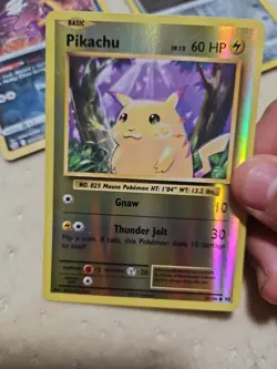 Pikachu 35/108 Reverse Holo XY Evolutions Pokemon Card NM/LP - Image 1