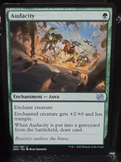 Audacity 169 Uncommon The Brothers' War Magic: The Gathering Lightly Played - Image 1