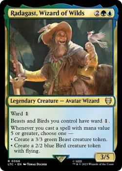MTG - Radagast, Wizard of the Wilds - Lord of the Rings Commander - Magic - Image 1