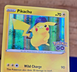 Pokemon GO Pikachu 028/078 Holo Rare 2022 Pokemon TCG Lightly Played -- L3 - Image 3