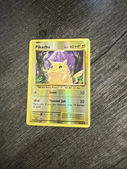 Pikachu 35/108 XY Evolutions Reverse Holo Rare Pokemon TCG heavily played - Image 2