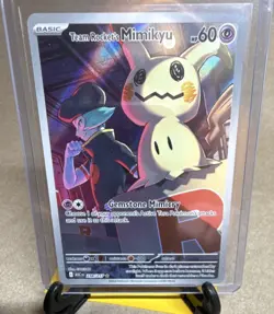 Pokemon Team Rocket's Mimikyu Illustration Rare Holo ASC 238/217 60HP Basic - Image 1