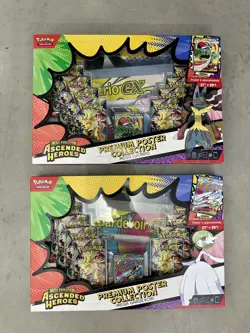 2x Pokemon Poster Collection - Gardevoir Lucario EX Ascended Heroes TCG NEW 🔥 - Image 1