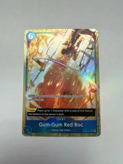 Gum-Gum Red Roc (Alternate Art) - Premium Booster -The Best- (PRB-01) - Image 1