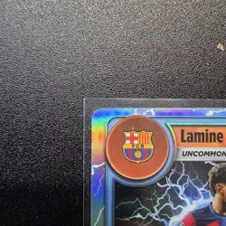 Lamine Yamal 2023-24 Topps Merlin RC Blue Refractor /75 Rookie Card Barcelona - Image 4