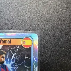 Lamine Yamal 2023-24 Topps Merlin RC Blue Refractor /75 Rookie Card Barcelona - Image 5