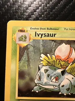 Pokemon TCG Ivysaur Base Set 30/102 Regular Unlimited Uncommon WOTC 1999 MP - Image 2