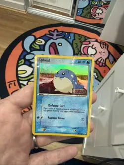 Spheal 65/108 EX Power Keepers Pokemon Card Reverse Holo Foil Rare Stamped - Image 1