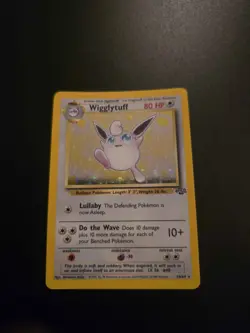 Pokemon TCG 1999 Jungle Wigglytuff Holo Rare Card 16/64 LP/NM Condition - Image 1