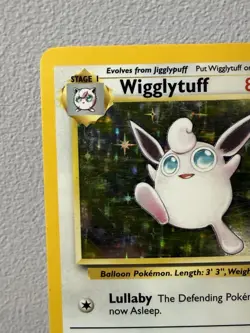 Pokemon TCG Wigglytuff Jungle Holo Rare Card 16/64 - LP - Image 3