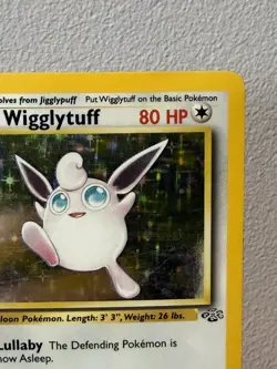 Pokemon TCG Wigglytuff Jungle Holo Rare Card 16/64 - LP - Image 4