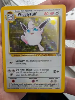Wigglytuff 16/64 Holo Rare Jungle Pokemon LP - Image 2