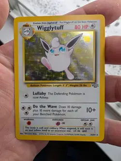 Wigglytuff 16/64 Holo Rare Jungle Pokemon LP - Image 3
