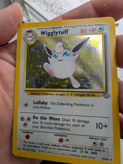 Wigglytuff 16/64 Holo Rare Jungle Pokemon LP - Image 4