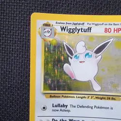 Wigglytuff 16/64 LP Holo Jungle Rare Pokemon TCG Card 1999 - Image 5