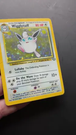 Pokemon Wigglytuff 16/64 Jungle Holo Rare Unlimited 1999 TCG Card LP-MP - Image 2