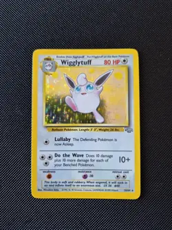 Pokemon TCG Jungle Wigglytuff Card 16/64 Unlimited Holo Rare, LP Condition - Image 1