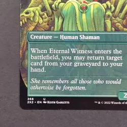 MTG - 1x Eternal Witness - Double Masters 2022 - NM Extended Art - Magic - Green - Image 3
