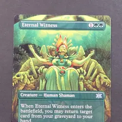 MTG - 1x Eternal Witness - Double Masters 2022 - NM Extended Art - Magic - Green - Image 5