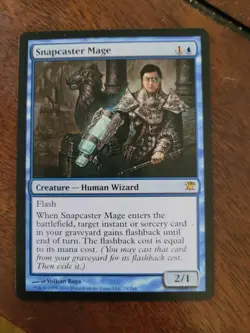 MtG Snapcaster Mage Innistrad. Very good condition, see pics for details! - Image 1