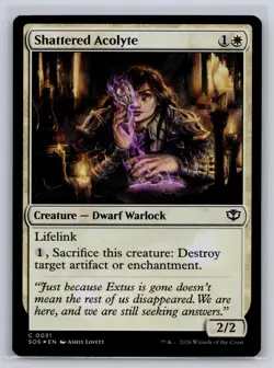 Shattered Acolyte 31 Common Secrets of Strixhaven Magic: The Gathering Foil NM - Image 1