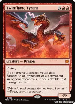 Twinflame Tyrant [FDN - 97] - NM TCG MTG - Image 1