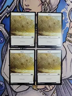 4x Insect (1,1,Flying,Deathtouch) / Wall (1,3) Dual-Sided Tokens - NM/M TDC MTG - Image 2