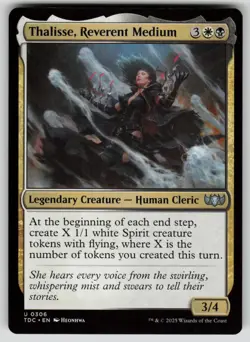Thalisse, Reverent Medium Normal U Commander: Tarkir: Dragonstorm 306 NM - Image 1