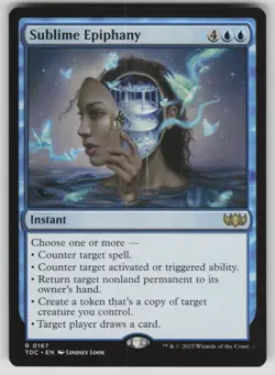 Sublime Epiphany Normal R Commander: Tarkir: Dragonstorm 167 NM - Image 1