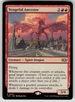 Vengeful Ancestor Normal R Commander: Tarkir: Dragonstorm 242 NM - Image 1