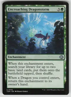 Encroaching Dragonstorm Normal U Tarkir: Dragonstorm 142 NM - Image 1
