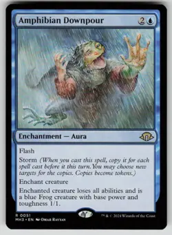 Amphibian Downpour Rare Modern Horizons 3 51 MTG Near Mint 2024 - Image 1