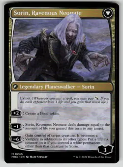 Sorin of House Markov Mythic Modern Horizons 3 245 MTG Near Mint 2024 - Image 2