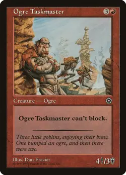 4x Ogre Taskmaster - LP - Portal Second Age - SPARROW MAGIC mtg - Image 1