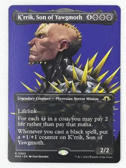 2024 Modern Horizons 3 - K'rrik, Son of Yawgmoth Borderless Rare #365 - NM - Image 1