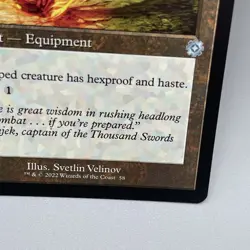 1x RETRO SWIFTFOOT BOOTS - Brothers' War - MTG - Magic the Gathering - Image 4