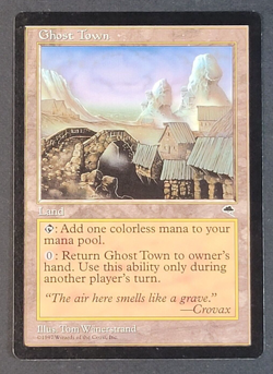 MTG - 1x Ghost Town - Tempest - NM/LP - Vintage Land - Magic the Gathering CCG - Image 1