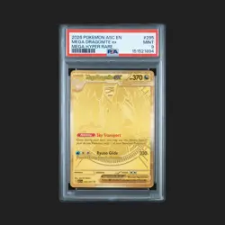 2026 POKEMON ASC EN-ASCENDED HEROES MEGA HYPER RARE #295 MEGA DRAGONITE EX PSA 9 - Image 3