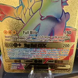Pokemon Pikachu & Zekrom GX 184/181 SM Team Up Secret Rare Metal TAG TEAM 240 HP - Image 5