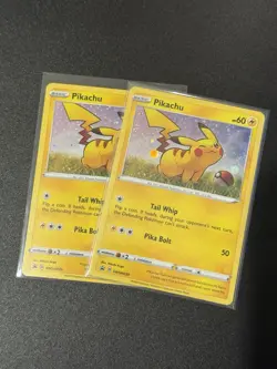 Pokemon TCG Cards Pikachu SWSH039 Black Star Promo Holo MINT - Image 4