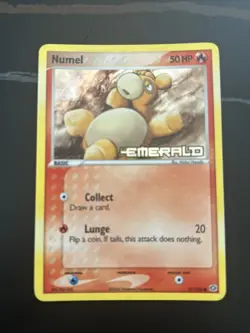 Pokemon Numel Holo 57/106 EX Emerald Stamped NM/LP - Image 1