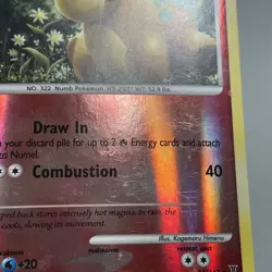 Pokemon TCG 2009 Supreme Victors Card -- Numel 74/147 Reverse Holo - Image 3