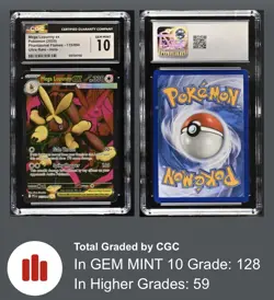 Pokemon Mega Lopunny ex 115/094 Phantasmal Flames Ultra Rare Holo CGC 10 - Image 1