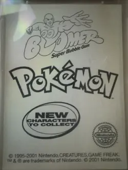 2001 POKEMON STICKER CARDS DUNKIN' BOOMER FOIL #94 GENGAR CGC 8.5 - Image 5
