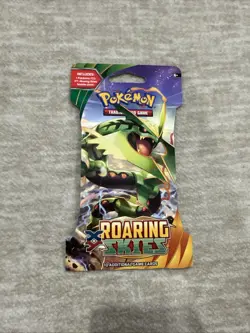 Pokemon TCG - XY Roaring Skies Sleeved Booster Pack Rayquaza Artwork Sealed - Image 1