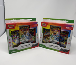 Lot of 2 - Pokemon First Partner Illustration Collection (Series 1) - Image 1