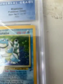 Pokemon Blastoise Original Base Card Graded By CGC 8. Fantastic Condition. - Image 3