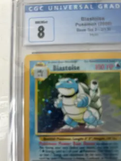 Pokemon Blastoise Original Base Card Graded By CGC 8. Fantastic Condition. - Image 4