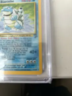 Pokemon Blastoise Original Base Card Graded By CGC 8. Fantastic Condition. - Image 5